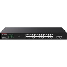 Ip-Com G2226F 24 Port Gıgabıt + 2xsfp Uplınk Cloud Yönetilebilir Rackmount Swıtch
