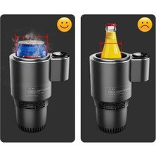 Brentino Araç Içi Isıtıcı ve Soğutucu Bardak Tutucu Dijital Göstergeli 12V Çakmaklık Girişli