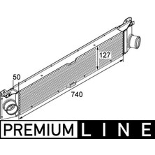Mahle CI157000P - Turbo Radyatörü Intercooler Ducato-Boxer-Jumper 2.2-2.3-3.0 D 06 740×127X50