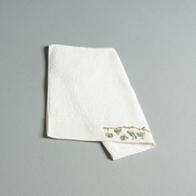 Linens Liana Pamuk 50X85 cm Yüz Havlusu Ekru