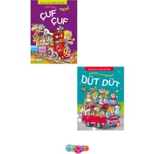 Timaş Çocuk Masal Otobüsü Düt Düt - Masal Treni Çuf Çuf 2'li Çocuk Masal Set (5-9 Yaş) - Okul Öncesi - Değer