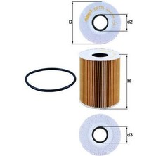 Mahle OX776D - Yag Fıltresı 306DT Dıscovery 4 L319 09 18 Dıscovery 5 L462 16 Range Rover 4 L405 13 Range Rover Sport I L320 09 13 Sport 2 L494 13 16 Velar L560 17 Jaguar Xj X351 09 16 Xf I X250 09 15