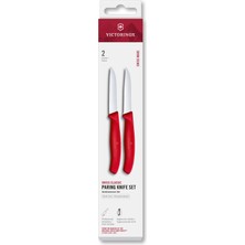 Victorinox 6.7491.2C1 Swiss Classic 2li Soyma Bıçağı Set, Kırmızı