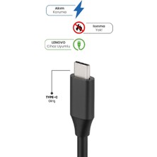 Hediye Bahçesi 20V 3.25A Type-C 65W Lenovo Için Laptop Adaptör