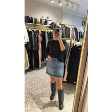 Etek Mini Mavi Kar Yıkama