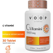 Voop Vitamin C + Turunçgil Bioflavonoidleri 1000 Mg 30 Tablet