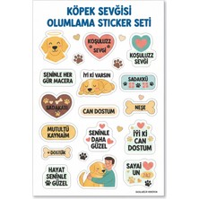 Bsb Köpek Sevgisi Olumlama Telefon Laptop Notebook Tablet Defter Matara Stiker Etiket ST2529