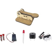 Eding Mors Kodu Öğrenme Seti – Mini Mors Alfabesi Eğitim Kiti | Fen Bilimleri Stem Elektronik Proje