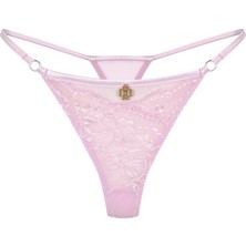 Feu De Elu Pastivelle Şeker Pembesi Dantelli String