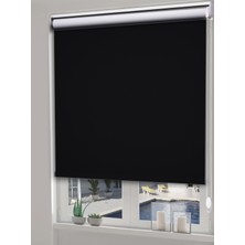 Perdego Allium Serisi Siyah Renk (A Kalite) Blackout Karartma Stor Perde