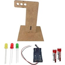 Eding Trafik Işıkları  Lambası Elektronik Seti – Mini Trafik Işıkları Stem Fen Bilimleri Seti