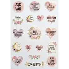 Bsb Aşk Manifest Telefon Laptop Notebook Tablet Defter Matara Stiker Etiket ST2481