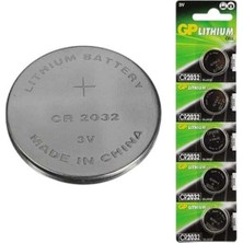 Gp CR2032 Lityum 3 Volt  Pil 5 Li Paket GPCR2032-2CPU5
