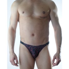 Don Moris Erkek Daire Desenli Brazillian Slip Iç Çamaşırı