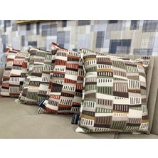 Nivemes Home Nivemeshome Ritim 01 Yeşil (45X45) Kırlent Kılıfı