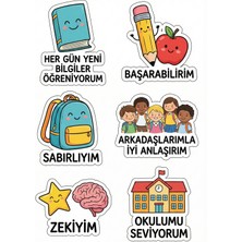 Bsb Eğitim Olumlama Telefon Laptop Notebook Tablet Defter Matara Stiker Etiket ST2517