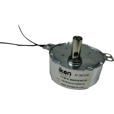 İkon Teknik AC SENKRON MOTOR TYC 50 4 Watt 10 RPM 220 Volt CW, TEK YÖN, KULUÇKA ÇEVİRME MOTORU,ŞOMİNE ÇEVİRME MOTORU