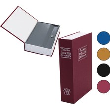 Go İthalat BÜYÜK=240X155X55MM Kitap Modeli Kilitli Kasa - Kumbara (5263)