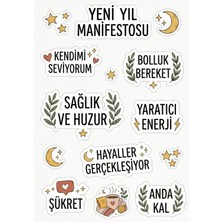 Bsb Yeni Yıl Manifesto Telefon Laptop Notebook Tablet Defter Matara Stiker Etiket ST2540