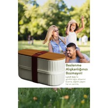 Khi-Zai Kahvaltılık Ofis Okul Çocuk Beslenme Kabı Lunch Box Büyük Bölmeli