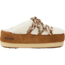 Kadın Terlik 80D1470100-MA03 Moon Boot Evx Mule Shearling Whisky/off White
