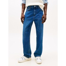 Tommy Hilfiger Otıs Regular Str BI0152 Co Erkek Mavi Denim Pantolon - DM0DM21021