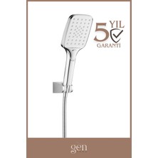 Drom Harmoni Mafsallı Duş Seti - Duş Başlığı - Banyo Başlığı - Krom