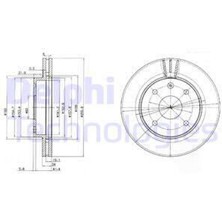 Delphi Xmpdby Ön Fren Aynasi Lacetti-Nubira 1.4 16V-1.6-1.8 05 255.8X24X4DLXHAVALI