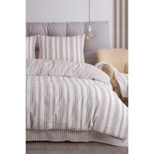 Unica Bona Nevresim Seti  Bej - 4 Parça