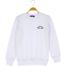 Crassi Erkek Çocuk Sweatshirt Okulluk Kışlık 2 Iplik Şardonlu
