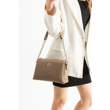 Crazy Kadın Zincir Askılı Omuz & Çapraz Kullanım Çantası – Çok Gözlü, Güvenli Tasarım, Stiline Uygun