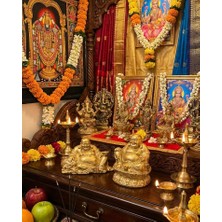 Zeroxo Ikili Mutlu Buda Heykeli Seti - Oturan Budai & Yarı Yatık Hotei | Zenginlik ve Bereket Objeleri