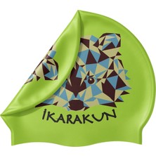 Ikavi Ikarakun Baskılı Silikon Havuz ve Deniz Yüzücü Bonesi