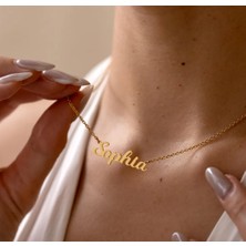 Myz Takı Kişiye Özel Isimli 925 Ayar Gümüş Kadın Kolyesi