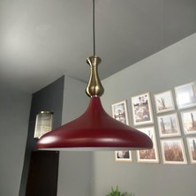 Bamyum Champion Vişne Çürüğü Eskitme Vezir Başlık Tekli Avize Sarkıt Salon Aydınlatma Avizeler