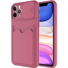Alpsa Teknoloji iPhone 11 Pro Uyumlu ​alps Kartix Kapak-Koyu Mor
