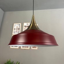 Bamyum Asaletli Tekli Vişne Çürüğü Avize Yeni Eskitme Başlık Retro Sarkıt Lamba Dükkan Cafe Salon Avizeleri