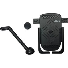 Gogo Premium Universal Ayna Bağlantılı Telefon Tutucu Alüminyum