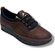 Mehtap 1170-26 Yağlı Deri Anatomik Slip On Comfort Kadın Ayakkabı