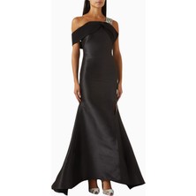 Ac By Aanchal Chanda Embellished Mermaid Mikado Kumaş Işlemeli Kadın Elbise