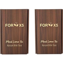 Forx5 Bitkisel Limon Aromalı Karışım-Kilo Kontrolüne Yardımcı-2’li Set