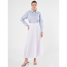 Kayra Yüksek Bel Piliseli Etek 72001