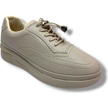 Cakgo C-Shoes 3428-26 Cilt Deri Anatomik Bağcıklı Kadın Comfort Ayakkabı 38-40