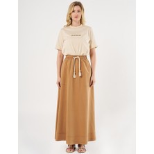 Kayra  Torba Cepli Yüksek Bel Etek 72003