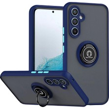 Lvsqvr Newface Samsung Galaxy S25 Fe Montreal Yüzüklü Silikon Kapak - Lacivert