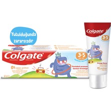 Colgate 3-5 Yaş Portakal Aromalı Florürsüz Çocuk Diş Macunu 60 ml 2 Adet