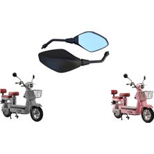 Özerdem Motosiklet Ayna Takımı -Uyumlu- Motolüxx GO55 / GO55 Dubai