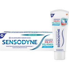 Sensodyne Hassasiyet Diş Eti Minesi Diş Macunu 75 ml 2 Adet Nane Ferahlığı ile Koruma