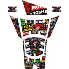 Gogo Premium Honda Pcx 2025 Uyumlu Tank Pad 013