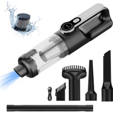 Always Teknoloji Ym Taşınabilir Şarjlı Mini Elektrikli El Süpürgesi – Hepa Filtreli, 2 Emme Modlu Araç ve Ev Vakumu